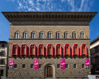 Exterior view: Ai Weiwei, Libero, Fondazione Palazzo Strozzi, Florence (23 September 2016–22 January 2017).
