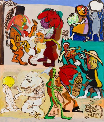 Paula Rego, Jenufa II (1983). Acrylic on paper on canvas. 239 x 203.5 cm.