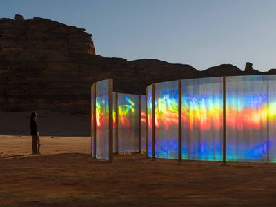 Kimsooja, To Breathe – AlUla (2024). Exhibition view: Desert X AlUla (9 February–23 March 2024).