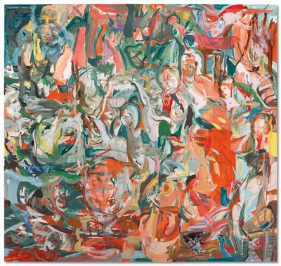 Cecily Brown, Make it Rain (2014). Oil on linen. 246.7 x 261.7 cm. © Christie's Images Limited 2023.