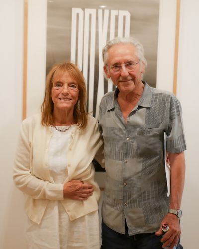Ruthie Rogers and Ed Ruscha.