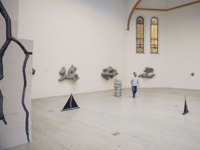Ugo Rondinone, studio view.