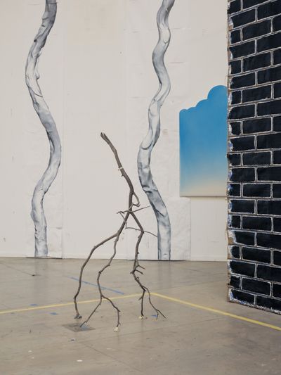 Ugo Rondinone, studio view.