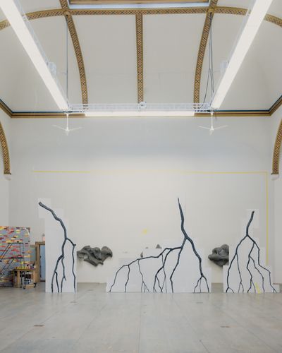 Ugo Rondinone, studio view.