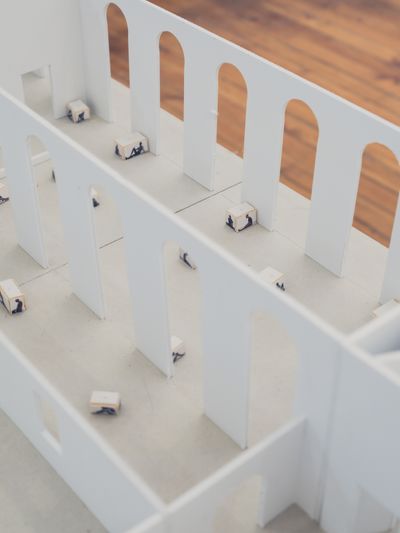 Ugo Rondinone, studio view.