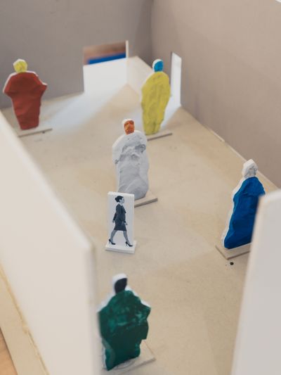 Ugo Rondinone, studio view.