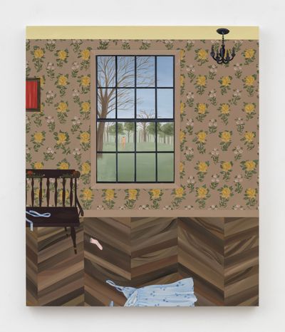 Anne Buckwalter, Starting Over (2022). Gouache on panel. 61 x 50.8 cm.