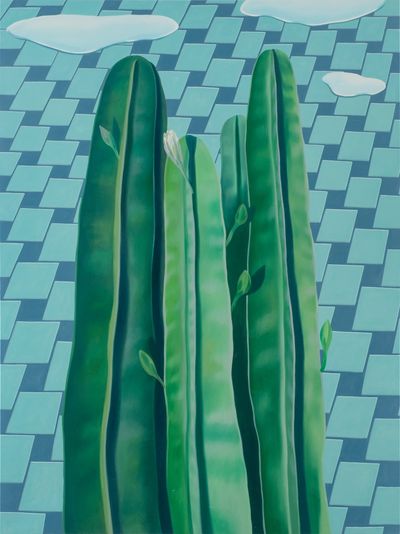 Jialin Ren, High Rise (2021). Oil on canvas. 114 x 152 cm.