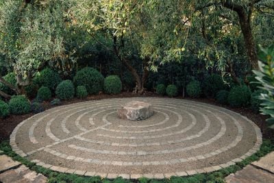 Labyrinth at Bella Oaks Vineyard.