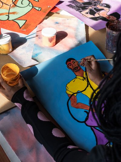 Tschabalala Self Studio.