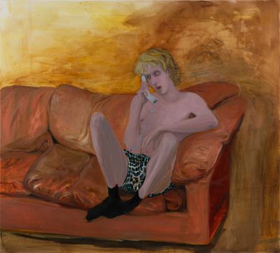 Xinyi Cheng, Landline (2021). 146 x 160 cm.
