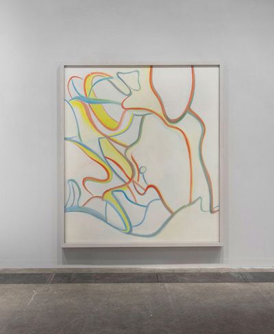 Exhibition view: Willem de Kooning, Untitled III (1968). Oil on canvas. 223.5 x 195.6 cm. Hauser & Wirth at Art Basel Hong Kong 2024.
