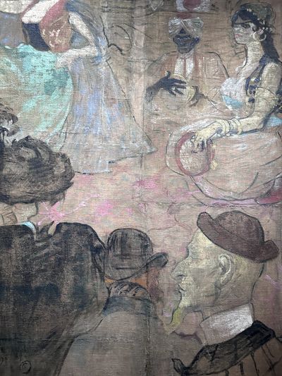 Henri de Toulouse-Lautrec, La danse mauresque (Moorish Dance) (detail) (1895). Oil on canvas. 285 x 307.5 cm.