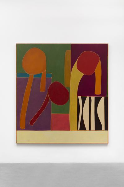 Luísa Matsushita, As meninas [The girls] (2024). Oil on canvas. 210 x 194 x 5.1 cm.
