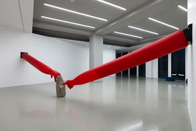 Exhibition view: Christine Sun Kim & Thomas Mader, Lighter than Air, WHITE SPACE, Beijing (23 May–13 July 2024).