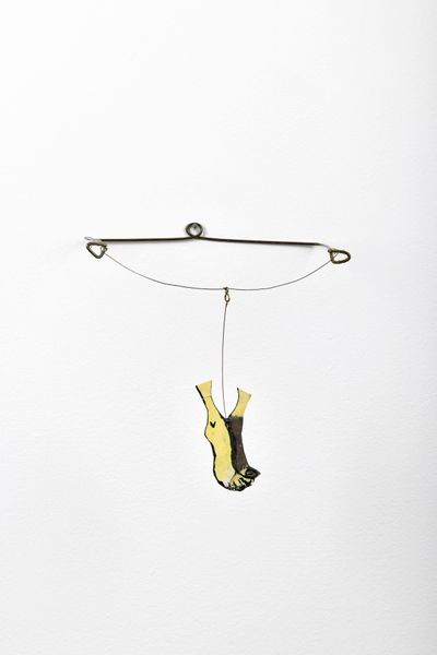 Moyna Flannigan, Space Shuffle 2 (2023–24). Ink and gouache on Japanese paper, wire. 30 x 20 x 3 cm (approx.)