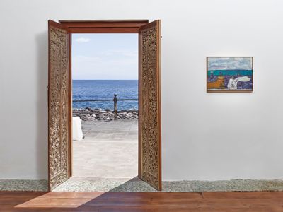 Exhibition view: Peter Doig, Studio Casoli, Filicudi (27 July–10 September 2022).