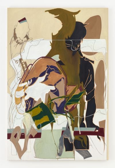 Lisa Jo, Mercy Rule (2024). Oil on linen. 180 x 120 cm.