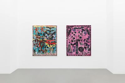 Exhibition view: Josh Smith,Studio News, Galerie Eva Presenhuber, Vienna (24 May–20 July 2024).