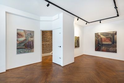 Exhibition view: Justin Rui Han, Shatter Zones, The Artist Room, London (22 February–23 March 2024).