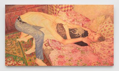 Sergey Kononov, August 2021 (2024). Oil on canvas. 81 x 143 cm.