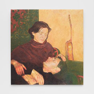 Sergey Kononov, Untitled (2024). Oil on canvas. 83 x 81 cm.