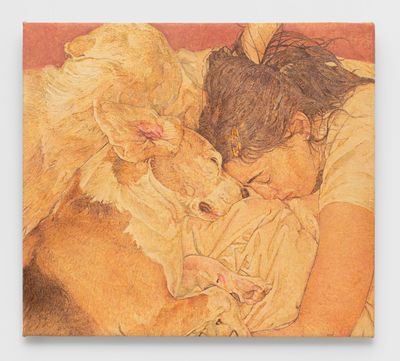 Sergey Kononov, The Dream (2024). Oil on canvas. 60 x 67.5 cm.