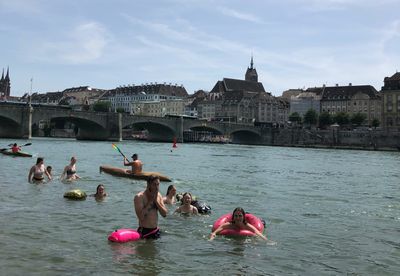 Floating down the Rhine. Photo: Annabel Downes.