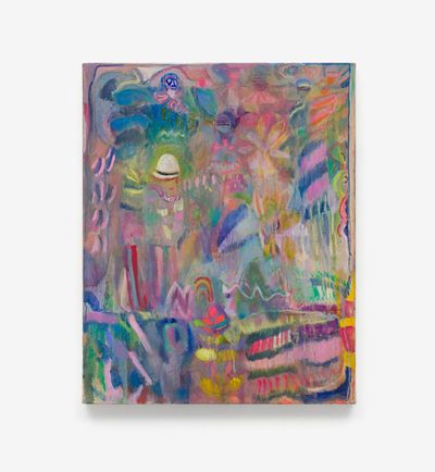 Lorna Robertson, The home and the world (2024). Oil on canvas. 100 x 80 cm.