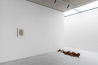 Exhibition view: Antony Gormley, BODY FIELD, Xavier Hufkens St-Georges, Brussels (28 October–17 December 2022).