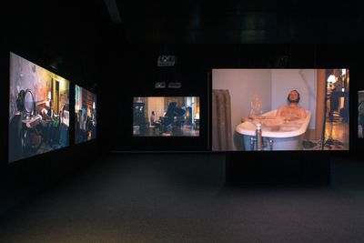 Exhibition view: Ragnar Kjartansson, Epic Waste of Love and Understanding, Louisiana Museum of Modern Art, Humlebæk (9 June–22 October 2023).