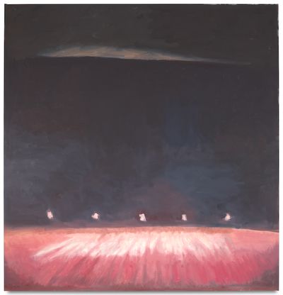 Luc Tuymans, Intermission (2020). Oil on canvas. 254.1 x 243.6 cm.