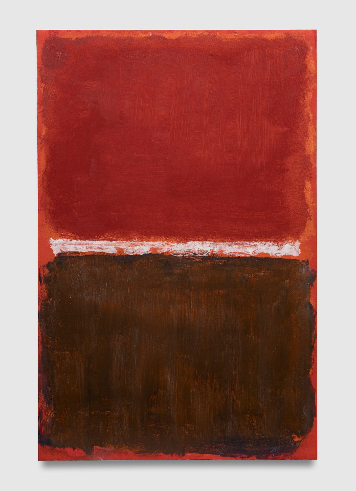 Mark Rothko, Untitled (1969). Acrylic on paper mounted on panel. 101.6 cm × 67.3 cm. © Kate Rothko Prizel and Christopher Rothko. Courtesy Pace Gallery.