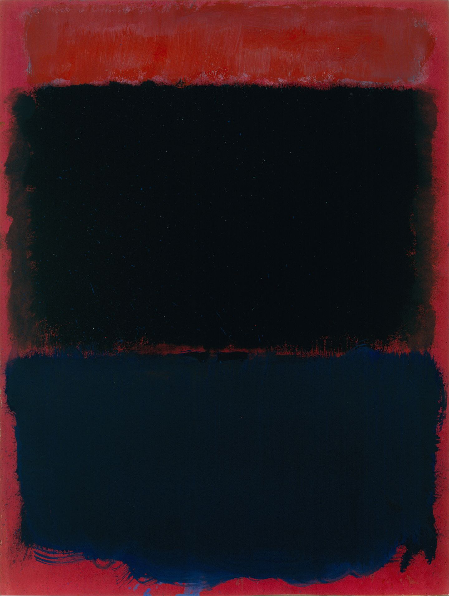 Mark Rothko, Untitled (c. 1959/1968). Tempera on paper drawing board mounted on canvas. 71.9 cm × 54 cm. © Kate Rothko Prizel and Christopher Rothko. Courtesy Pace Gallery.