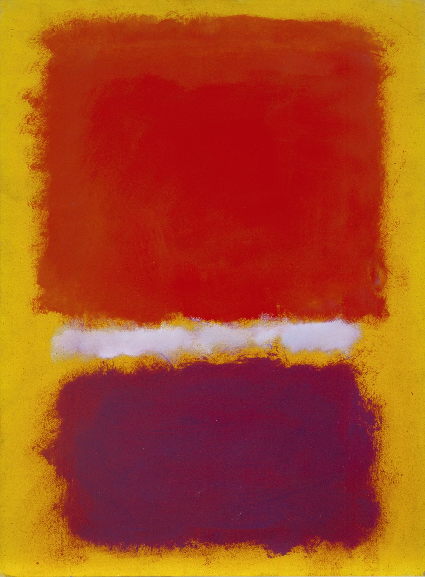 Mark Rothko, Untitled (c. 1959/1968). Tempera on paper drawing board. 77.5 cm × 57.2 cm; 89.9 cm × 69.5 cm × 4.4 cm, frame. © Kate Rothko Prizel and Christopher Rothko. Courtesy Pace Gallery.