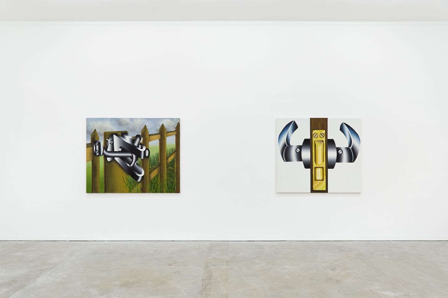 Exhibition view: Roberta Booth: Paintings 1972 – 1982, Castor, London (8 October–13 November 2021). Courtesy Castor.