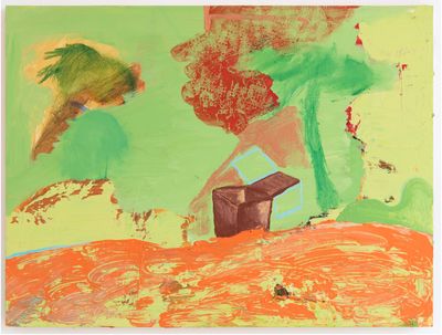 Walter Price, An activity of the spirit (2018–2019). Acrylic on wood. 45.7 x 61 x 2.5 cm.
