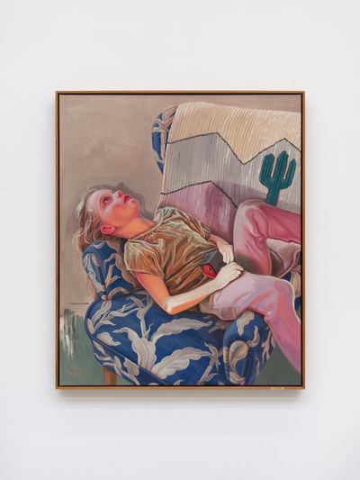 Kati Heck, GUR (2023). Oil on canvas. 120 x 100 cm.