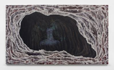 Michael Ho, Dream of (Erosion) (2023). Oil and acrylic on canvas. 130 x 225 cm.