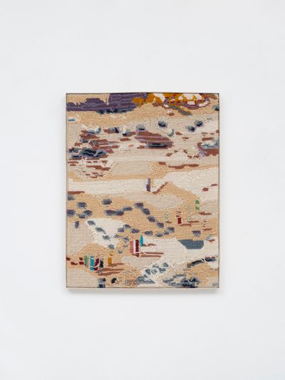 Marina Rheingantz, Delta 1 (2017). Tapestry. 42 x 35 cm.