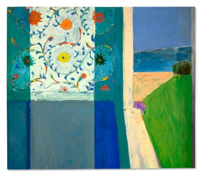 Richard Diebenkorn, Recollections of a Visit to Leningrad (1965). Oil on canvas. 181.3 x 211.1 cm.