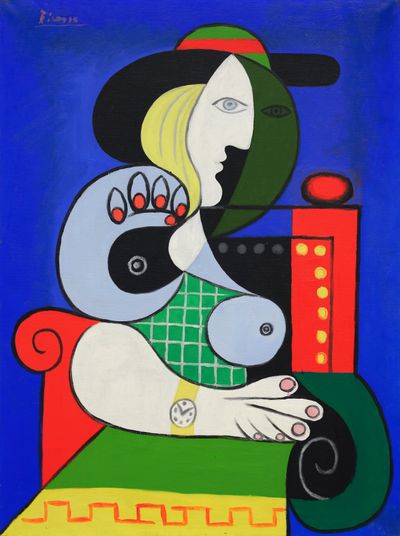 Pablo Picasso, Femme à la montre (1932). Oil on canvas. 130 x 97 cm.
