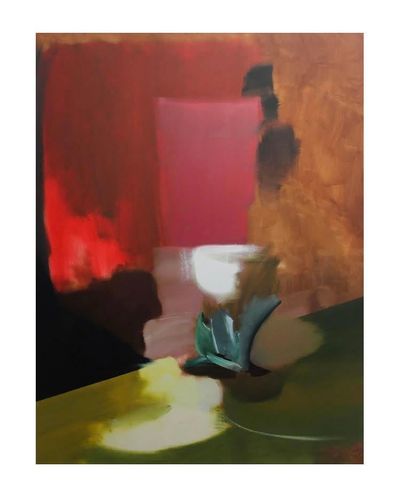 Ally Fallon, Mosquito (2024). Oil on canvas, 130 cm x 100 cm.