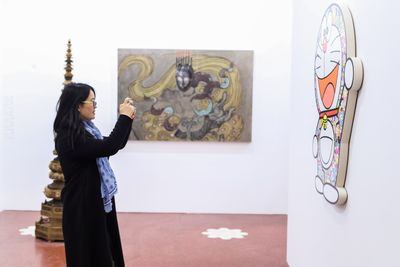 展览现场：大田秀则画廊，Art021上海廿一当代艺术博览会（2018年11月8日-11月11日）。图片提供：大田秀则画廊，上海/新加坡/东京。