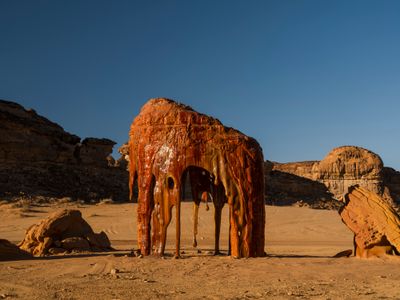 Aseel AlYaqoub, Weird Life: An ode to desert varnish, Desert X AlUla 2024 (9 February–23 March 2024).