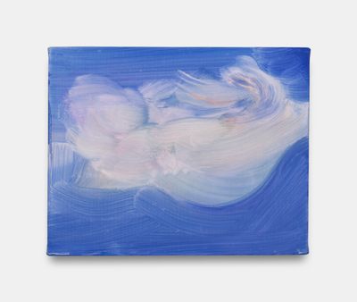 Mary Stephenson, Between Hot & Cold (2024). Oil on canvas. 20 x 25.5 cm.