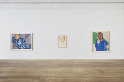 Exhibition view: Claudette Johnson, Presence, The Courtauld Gallery, London (29 September 2023–14 January 2024). © The Courtauld.