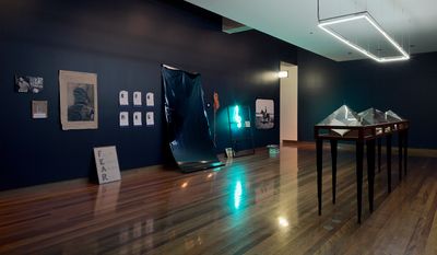 Exhibition view: Sanctuary: Tombs of the outcasts, Ian Potter Museum of Art, University of Melbourne (18 April–9 August 2015).