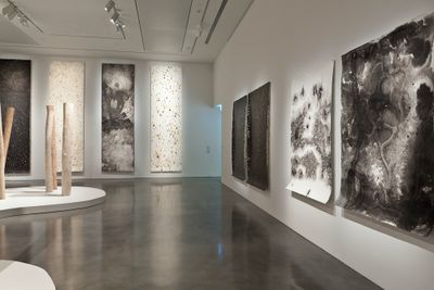 Exhibition view: Lindy Lee, Marking Time, Museum of Contemporary Art Australia, Sydney (29 March–3 June 2012).