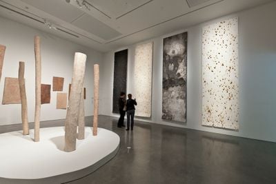 Exhibition view: Lindy Lee: Marking Time, Museum of Contemporary Art Australia, Sydney (29 March–3 June 2012).